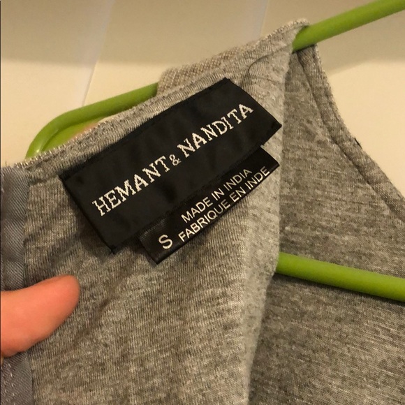 Anthropologie boy and gray maxi dress - Picture 6 of 6